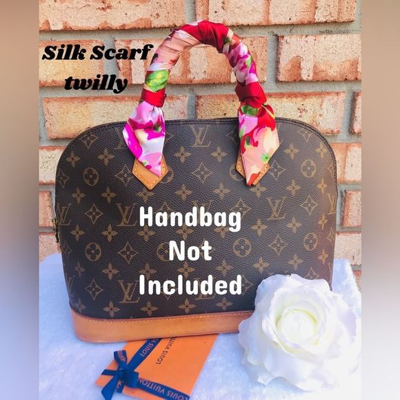 Fashion Twilly Handbags - Silk Scarf Twilly (one pair)